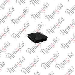 Заглушка пластикова для труб піраміда 40х40 Арт. 62.504