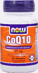 Антиоксидант NOW Foods CoQ10 60mg caps 60