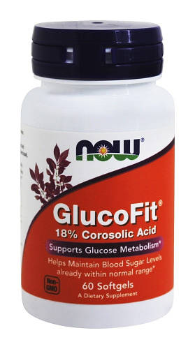 Нормализация сахара и инсулина NOW Foods Glucofit 60 softgels (ID ...