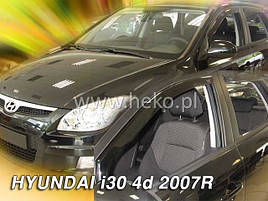 Дефлектори вікон (вітровики) HYUNDAI i30 - 5D 2007R →(HEKO)