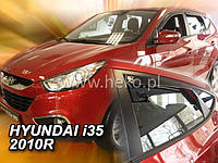 Дефлекторы окон (ветровики) HYUNDAI ix 35 - 5D 2010R (HEKO)