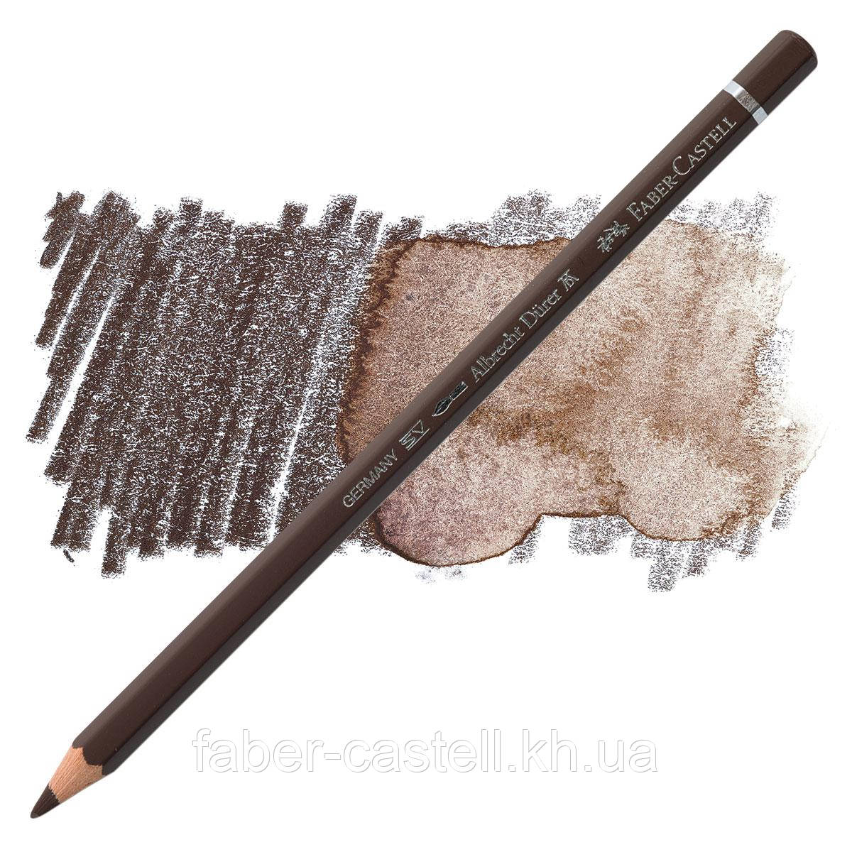 Олівець акварельний кольоровий Faber-Castell Albrecht Dürer колір горіховий (Walnut Brown) №177, 117677