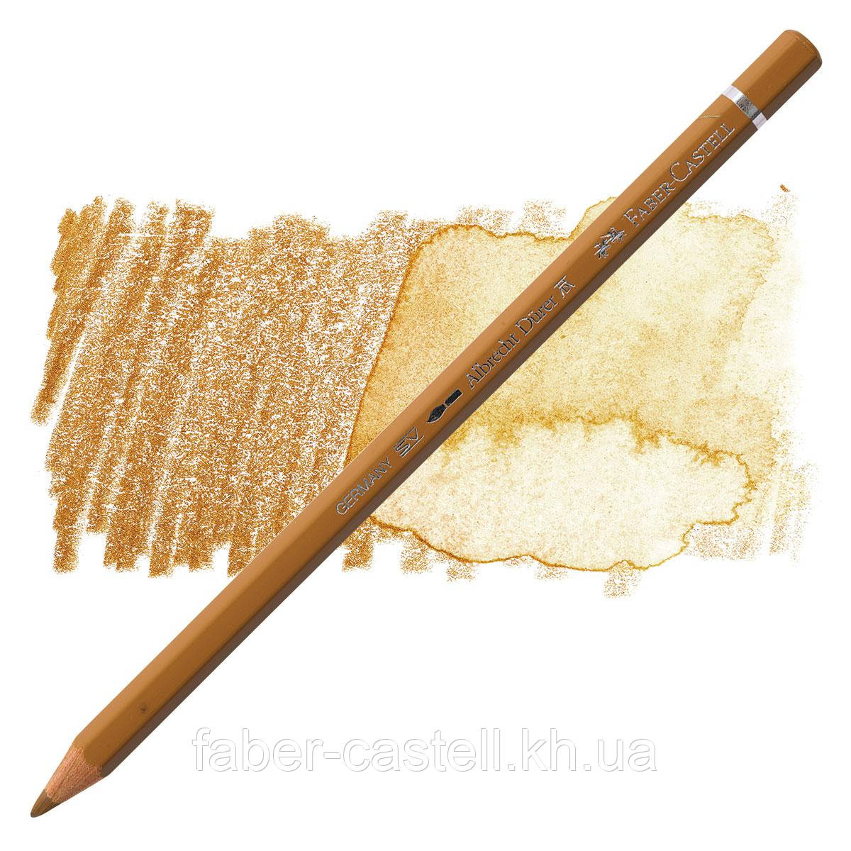 Олівець акварельний кольоровий Faber-Castell Albrecht Dürer колір коричнева охра (Brown Ochre) №182, 117682