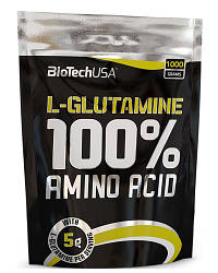 Глутамін BioTech USA 100% L-Glutamine 1000g