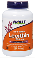 Лецитин NOW Foods Lecithin 1200mg 100 softgels