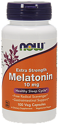 Вітаміни NOW Foods Melatonin 10mg caps 100