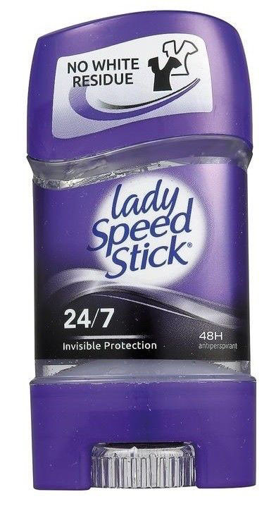 Дезодорант Lady Speed Stick Гелевий 24/7 Invisible 65г