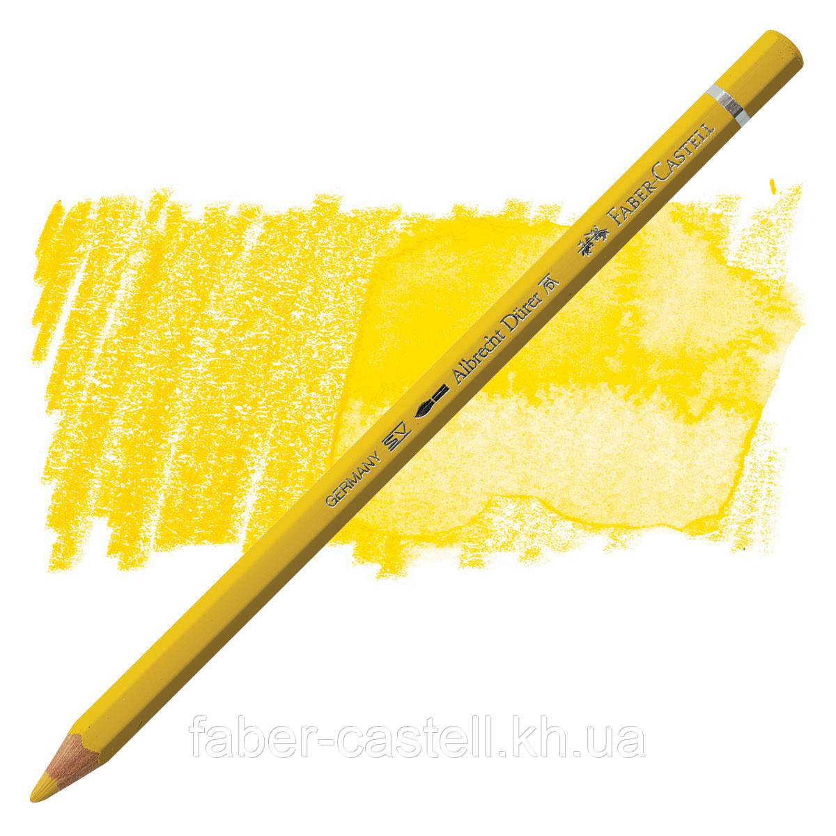 Олівець акварельний кольоровий Faber-Castell A. Dürer колір неаполітанська жовтизна (Naples Yellow) №185, 117685