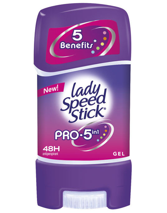 Дезодорант Lady Speed Stick Гелевий PRO 5in1 65г 24/7