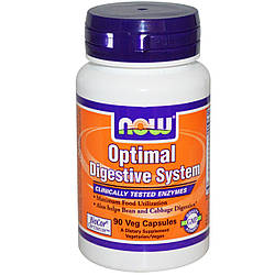 Ферменты NOW Foods Optimal Digestive System 90 caps
