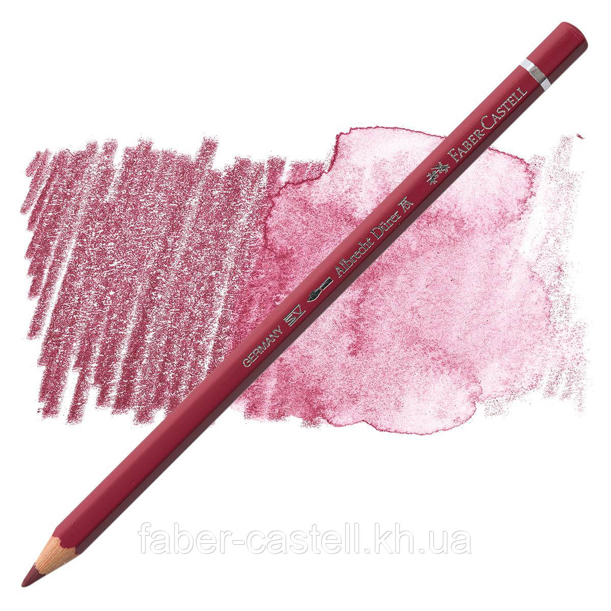 Олівець акварельний кольоровий Faber-Castell Albrecht Dürer колір палений кармін (Burnt Carmine) №193, 117693