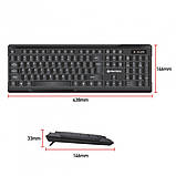 Клавіатура з мишкою бездротовий комплект Fantech WK890, USB, фото 7