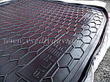 Килимок в багажник Seat Altea XL нижня полиця (Avto-gumm) пластік+гума, фото 4