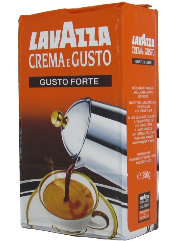 Кава мелена LAVAZZA CREMA GUSTO FORTE 250гр