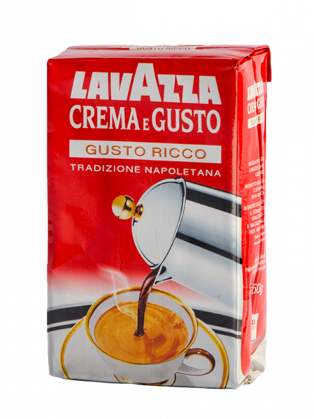 Кава мелена LAVAZZA CREMA GUSTO RICCO 250гр