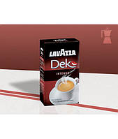 Кофе молотый без кофеина LAVAZZA DEK INTENSO 250гр