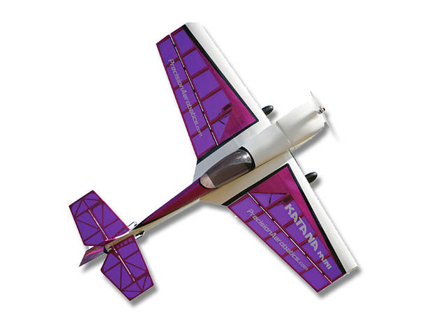 Літак радіокерований Precision Aerobatics Katana Mini 1020мм KIT (фіолетовий), фото 2