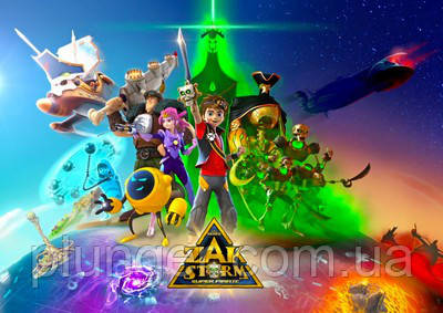 Їстівна картинка для торта, конд. виробів "ZAK", прямокутна, (аркуш А4), фото 1