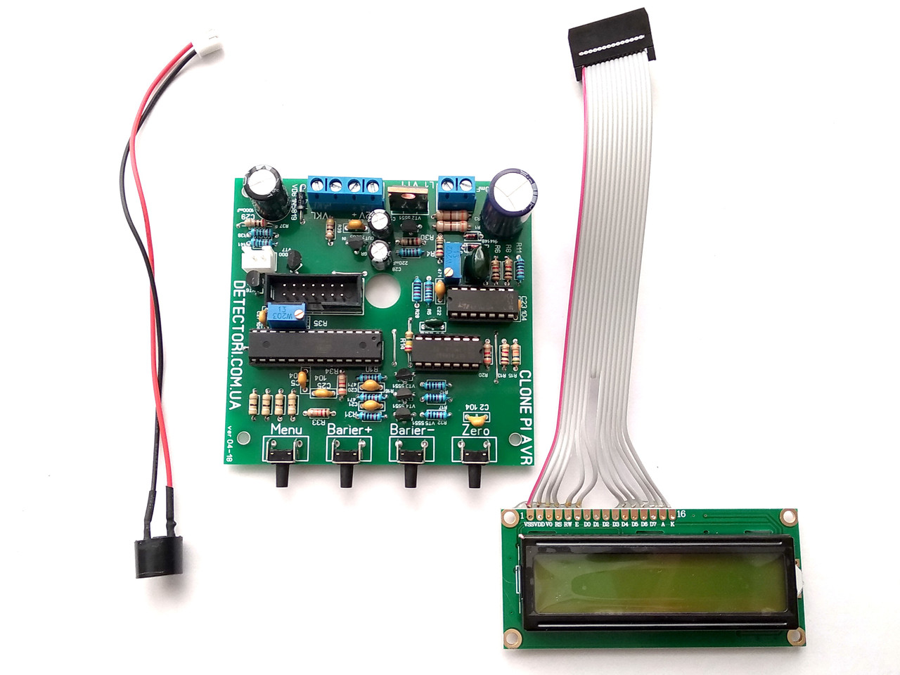 Плата металлоискателя CLONE PI AVR в сборе | Спаянная плата CLONE PI