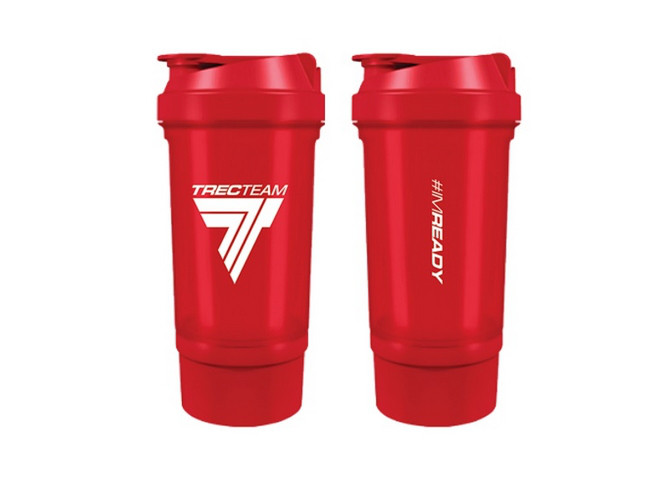 Шейкер Trec Nutrition Shaker 2 in 1 500 мл red / червоний