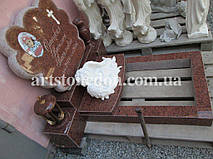 Пам'ятник  дитячий Хмаринка з лезніковського граніту 4