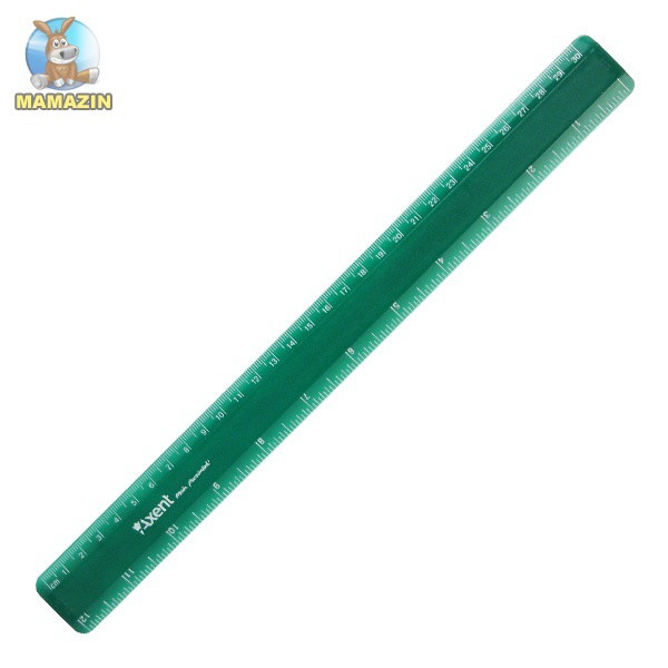 Лінійка пластикова 30 см, зелена 81446/7530-05 G-Rich, фото 1
