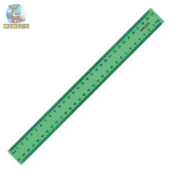 Лінійка пластикова 30см зелена 102445/9800-02 G-Rich