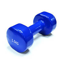 Гантелі Spart - Vinyl Dumbbell DB2113-1,5 сині (2 х 1,5 кг)