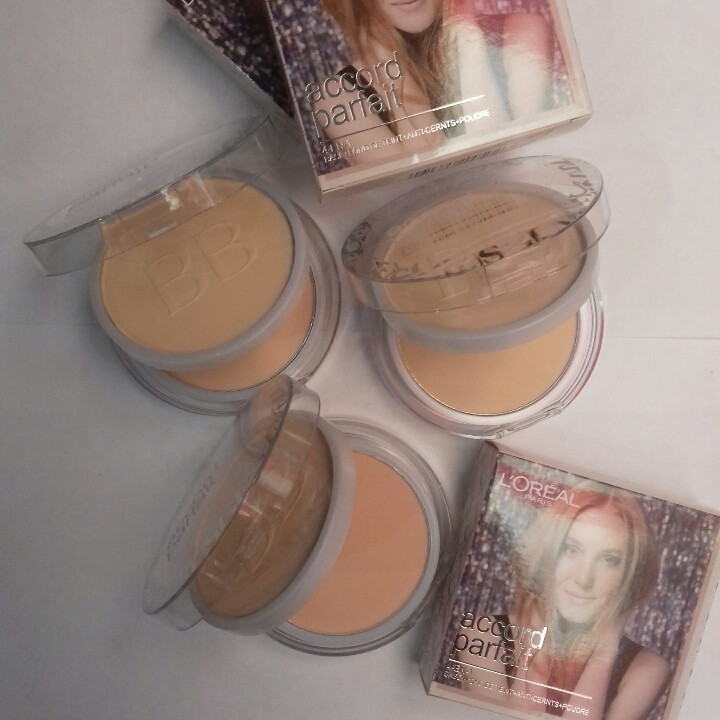 Компактна подвійна пудра Loreal accord parfait