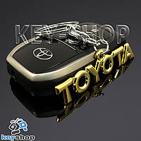 Брелок для авто ключей Toyota (Тойота) металлический