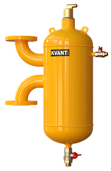 Сепаратор повітря і шламу VRF-50 фланц.вертик. Ду50 16bar KVANT DisAir DiRT