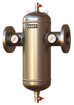 Сепаратор шламу дешламатор DTF.SS-65 фланцевий нерж.сталь Ду65 16bar KVANT Dis DiRT