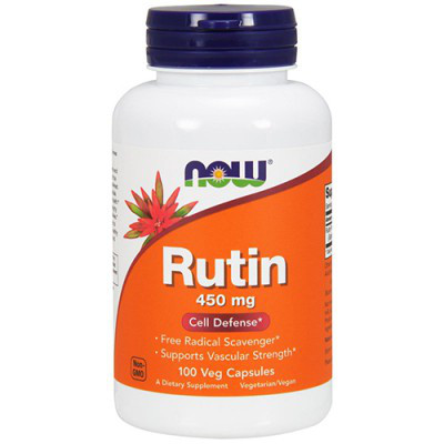 Антиоксидант NOW Foods Rutin 450mg caps 100, фото 1