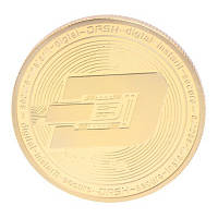 Монета сувенирная Dash золотая