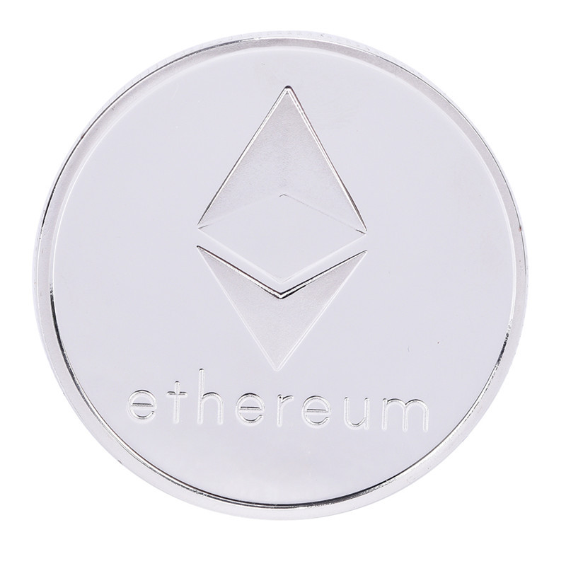 Монета сувенірна Ethereum колір: срібна