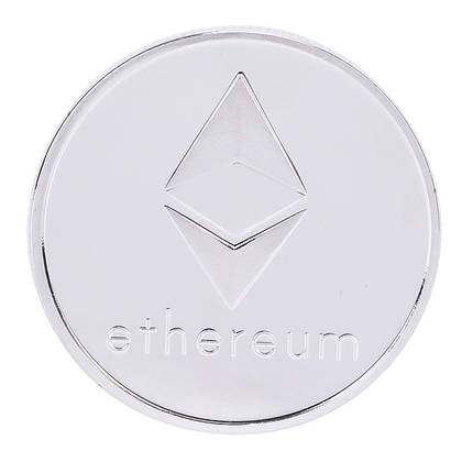 Монета сувенірна Ethereum колір: срібна, фото 2