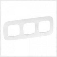 Рамка на 3 посади Legrand Valena Allure Тиснення Біле 754373