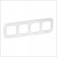 Рамка на 4 поста Legrand Valena Allure Тиснення Біле 754374