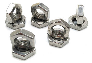 Гайка нержавіюча М39 низька DIN 439, DIN 936, ГОСТ 5916-70