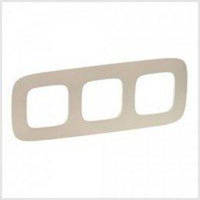 Рамка на 3 посади Legrand Valena Allure Тиснення Бежеве 754383