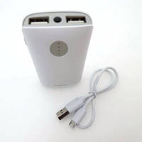 Power Bank HAVIT HV-H515, 4400 mAh, White, 2,1А  (Повербанк, РЕАЛЬНАЯ ЕМКОСТЬ!)