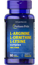 Puritan's Pride L-Arginine L-Ornithine L-Lysine 60 caplets 