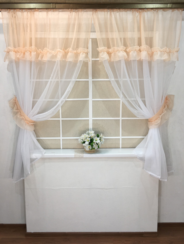  #шторыдлякухни, #кухонныешторы, #занавескинакухню, #ламбрекенкухонный