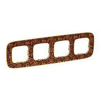 Рамка на 4 поста Legrand Valena Allure Бароко Пурпур 754444