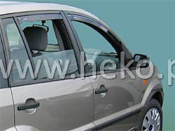 Дефлектори вікон (вітровики) Ford Fusion 2002+ 5D (вставні, 4 шт.) (HEKO)