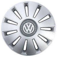 Колпаки колес серые REX R15 логотипом Volkswagen