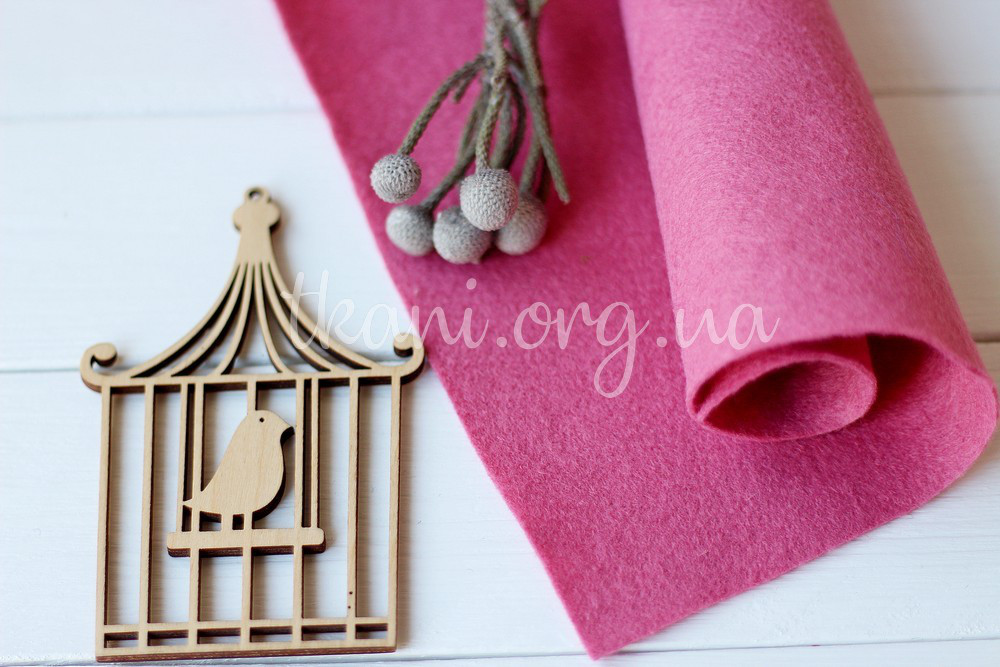 Фетр американський м'який 1,5 мм для рукоділля і творчості 44*30см 0944 English Rose (Англійська троянда), фото 1