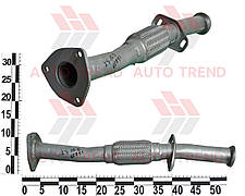 Вставка каталізатора DAEWOO SENS 1.3 з гофрою