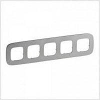 Рамка на 5 постів Legrand Valena Allure Полірована Сталь 755505