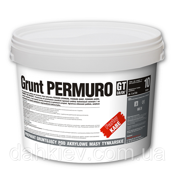 Ґрунтовка акрилова Farby KABE GRUNT PERMURO GT